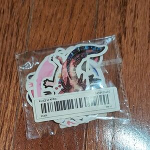 20 Axolotl Stickers Assorted Colors and Prints New